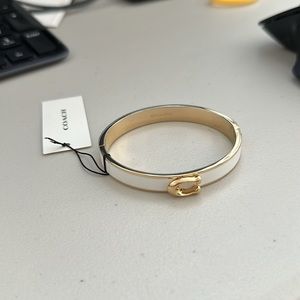 Coach Signature Push Hinged Bangle
